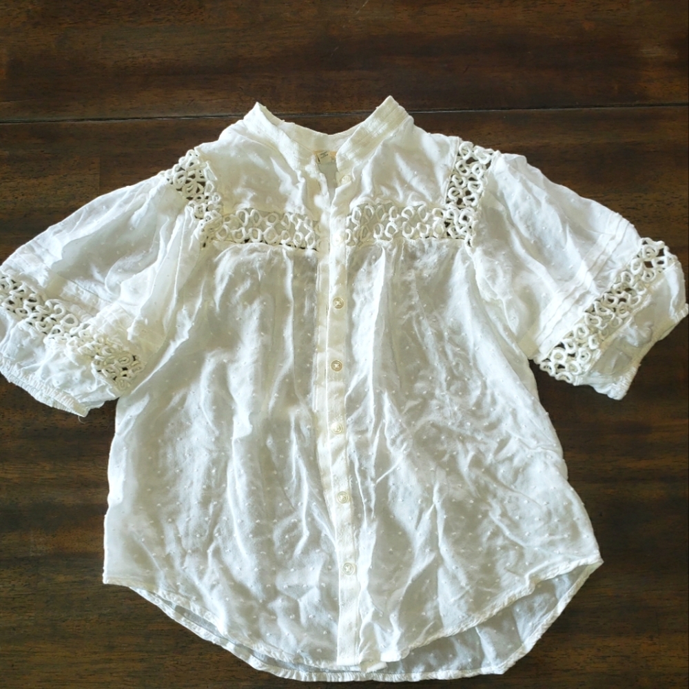 Edme & Esyllte White Blouse size 4P